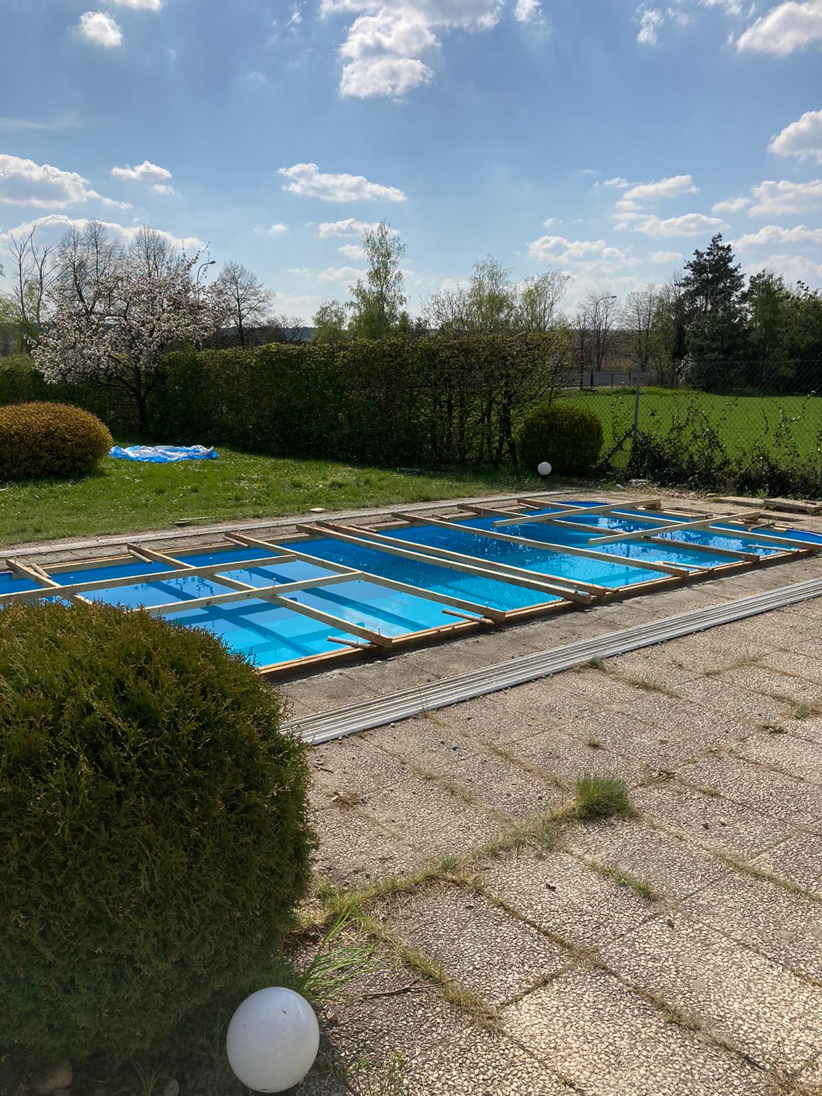Ustavený bazén 7x3,5m